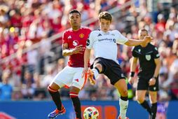 Casemiro og Sverre Nypan eigast við í vináttuleik Manchester United og Rosenborg síðasta sumar.