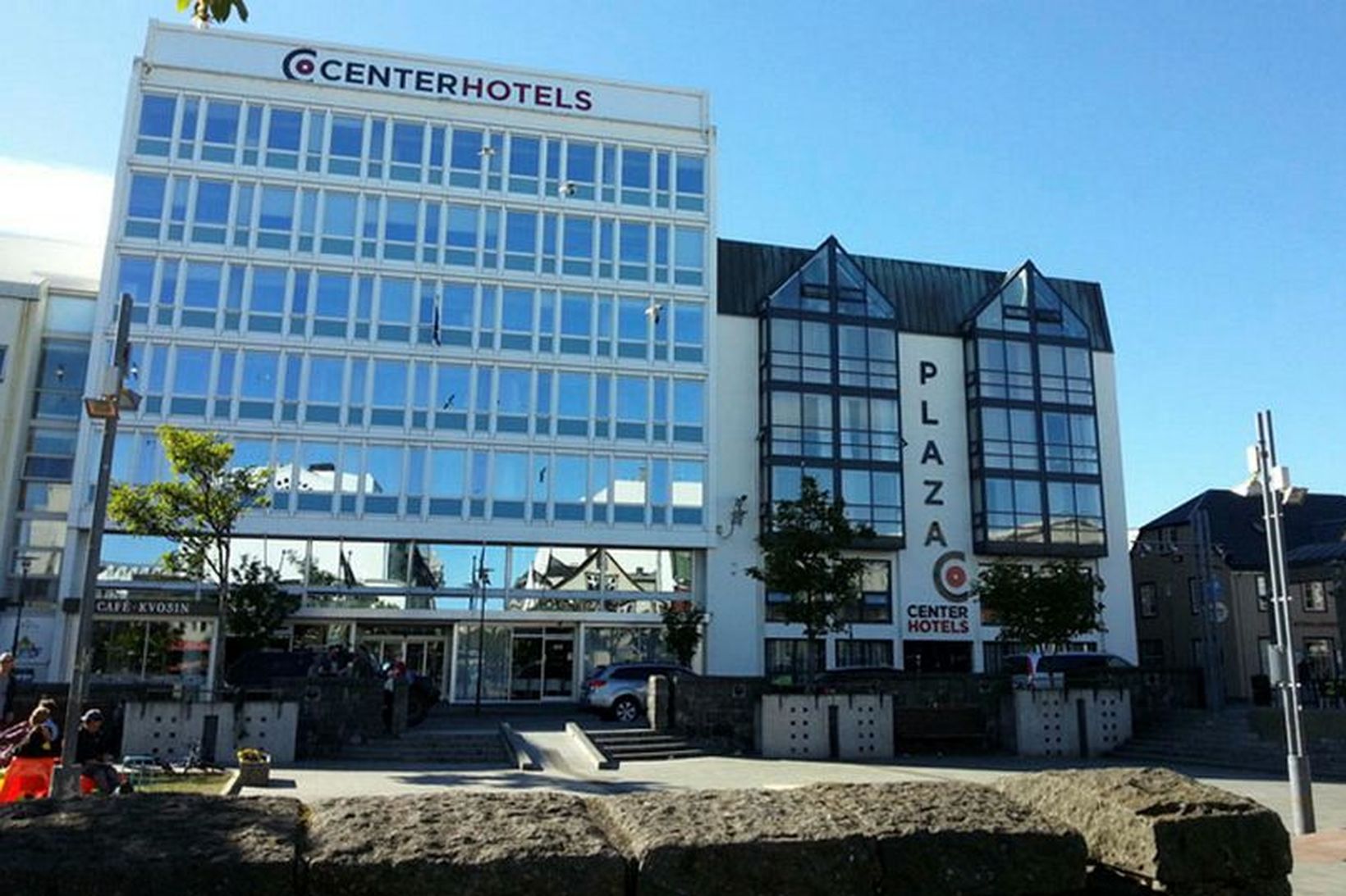 Centerhotel-keðjan Plaza við Aðalstræti.