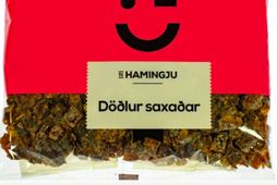 Sala á Döðlur saxaðar frá Til hamingju hefur verið stöðvuð og innkölluð.