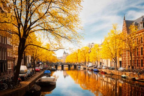 Amsterdam skartar sínu fegursta á haustin.