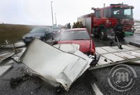 Reykjanesbraut ofan við Hafnarfjörð