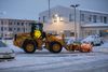 Snjóruðningur hófst um fjögur í nótt