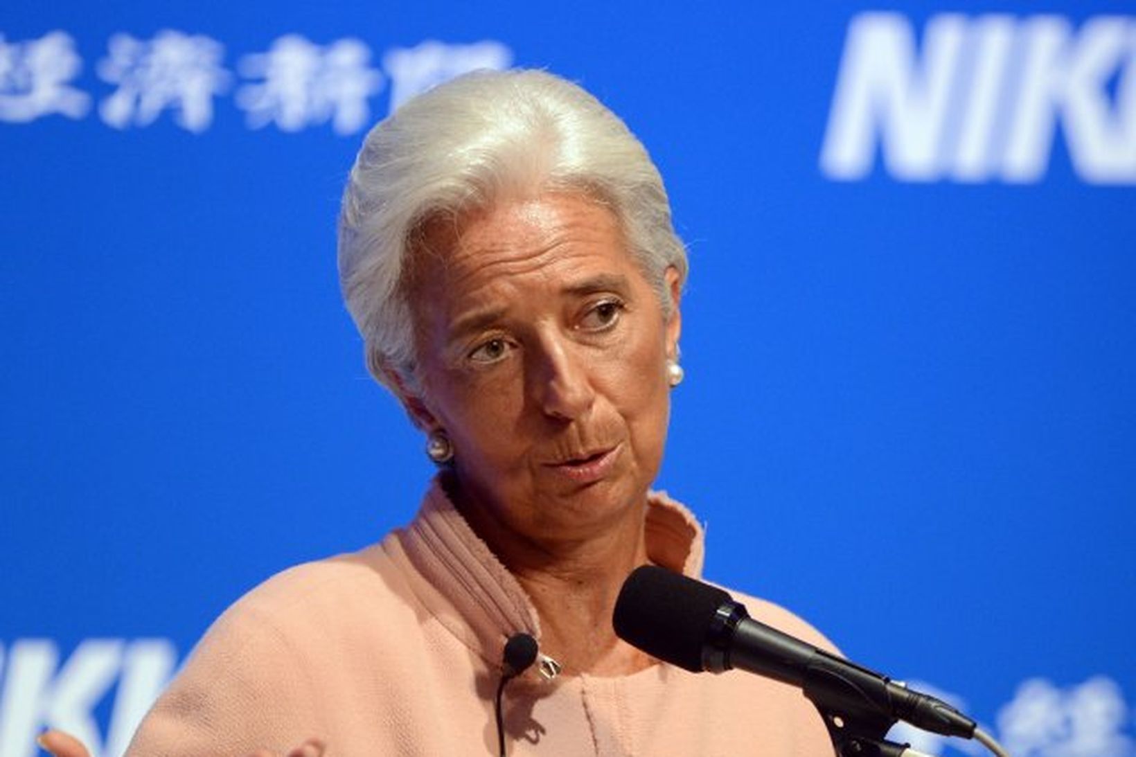 Christine Lagarde flutti erindi á Nikkei Special Forum í Tókýó …