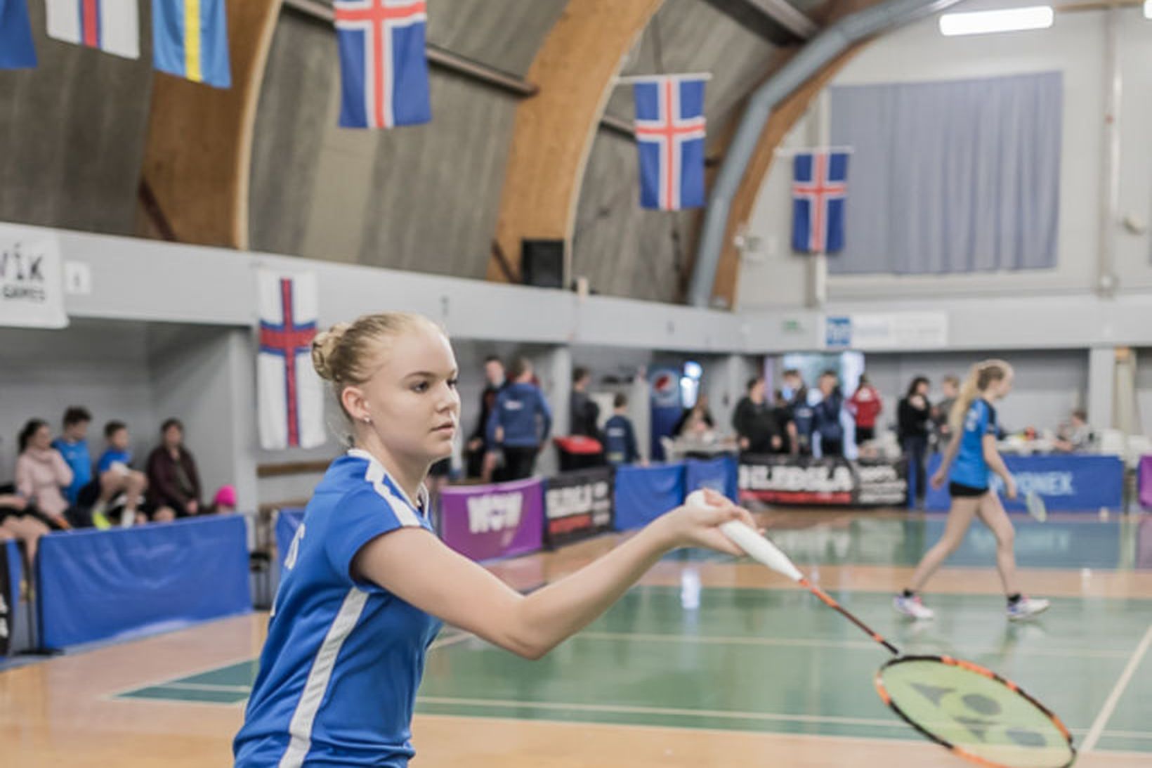 Þórunn Eylands, sigurvegari í U19-flokknum í badminton á Reykjavíkurleikunum.