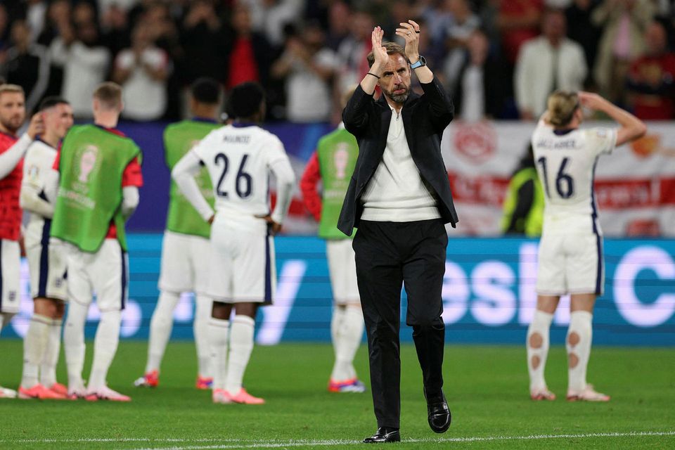 Gareth Southgate, þjálfari enska landsliðsins.