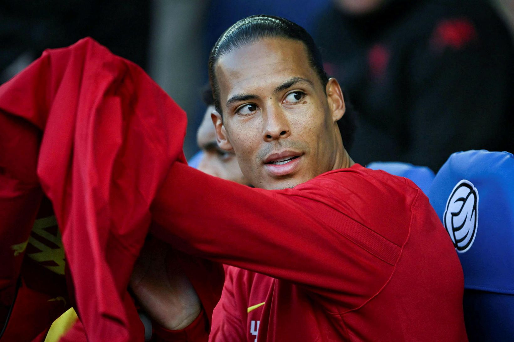 Virgil van Dijk, fyrirliði Liverpool.