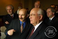 Jón Baldvin, Davíð Oddsson og Gorbachev