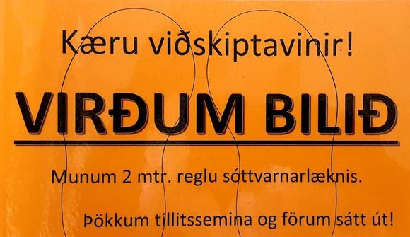 Tveir metrar á milli í Melabúðinni