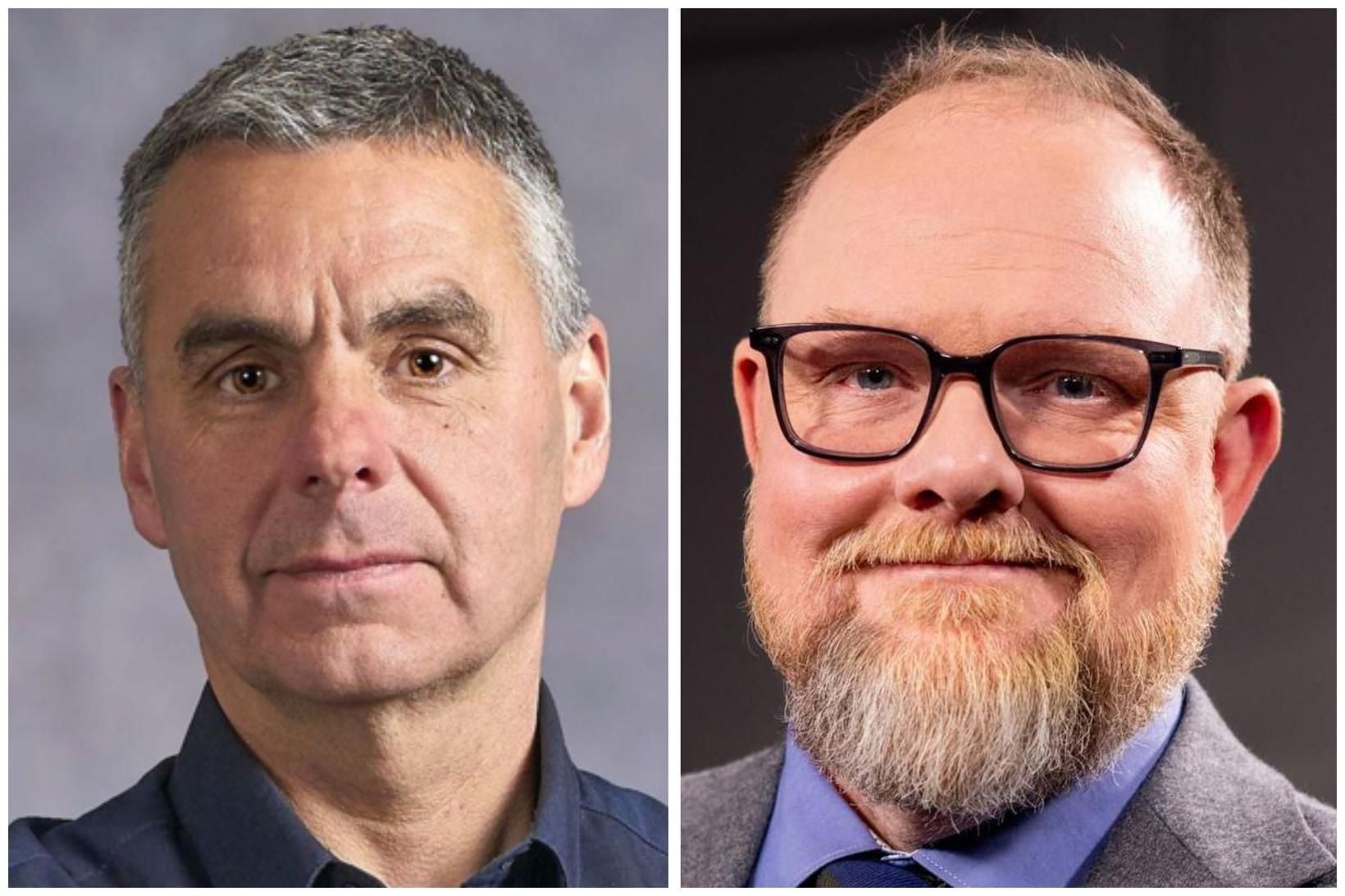 Tómas G. Gíslason, framkvæmdarstjóri Heilbrigðiseftirlitssins og Einar Bárðarson, framkvæmdastjóri SVEIT.