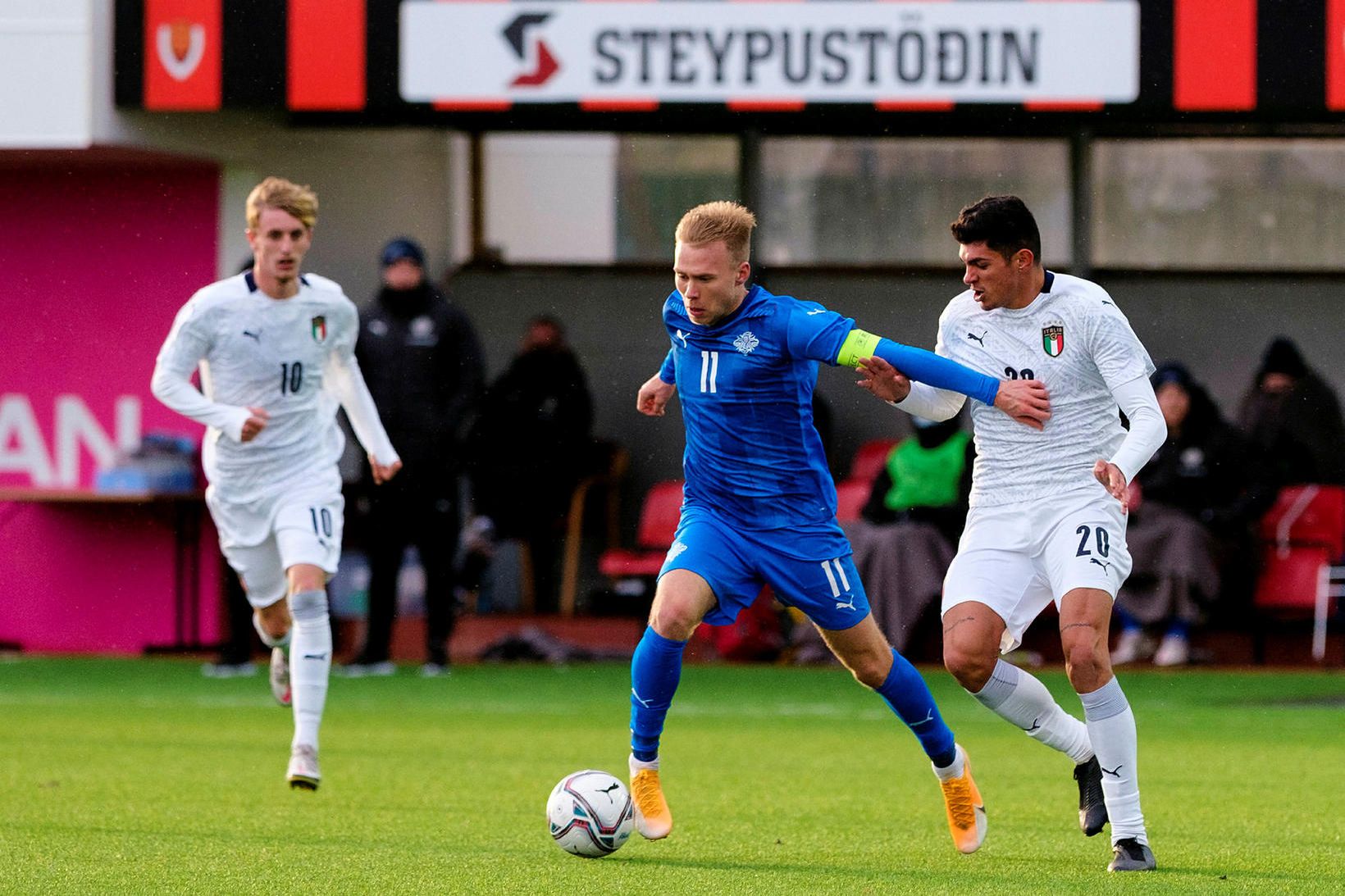 Jón Dagur Þorsteinsson er reynslumesti leikmaðurinn í hópnum.