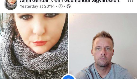 Alma Geirdal og Guðmundur trúlofa sig 