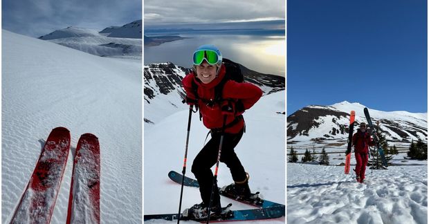 Sara Hlín Sigurðardóttir kennir byrjendum jafnt og lengra komnum alvöru fjallaskíðamennsku.