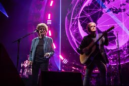 Jeff Lynne á sviðinu.