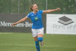 Úlfa Dís Kreye Úlfarsdóttir skoraði sigurmark Stjörnunnar í dag.