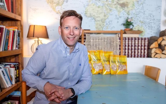 Jóhannes Egilsson, framkvæmdastjóri Von Iceland, vill gera harðfisk aðgengilegan fyrir nútímalegt fólk sem vill grípa …