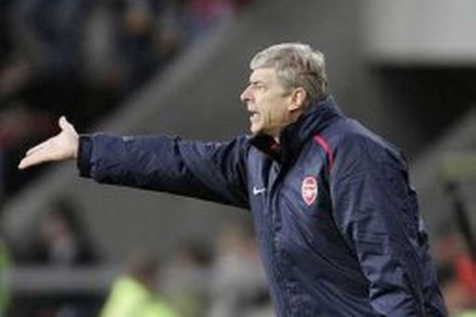 Arsene Wenger knattspyrnustjóri Arsenal.