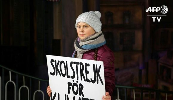 Vaxstytta af Thunberg afhjúpuð