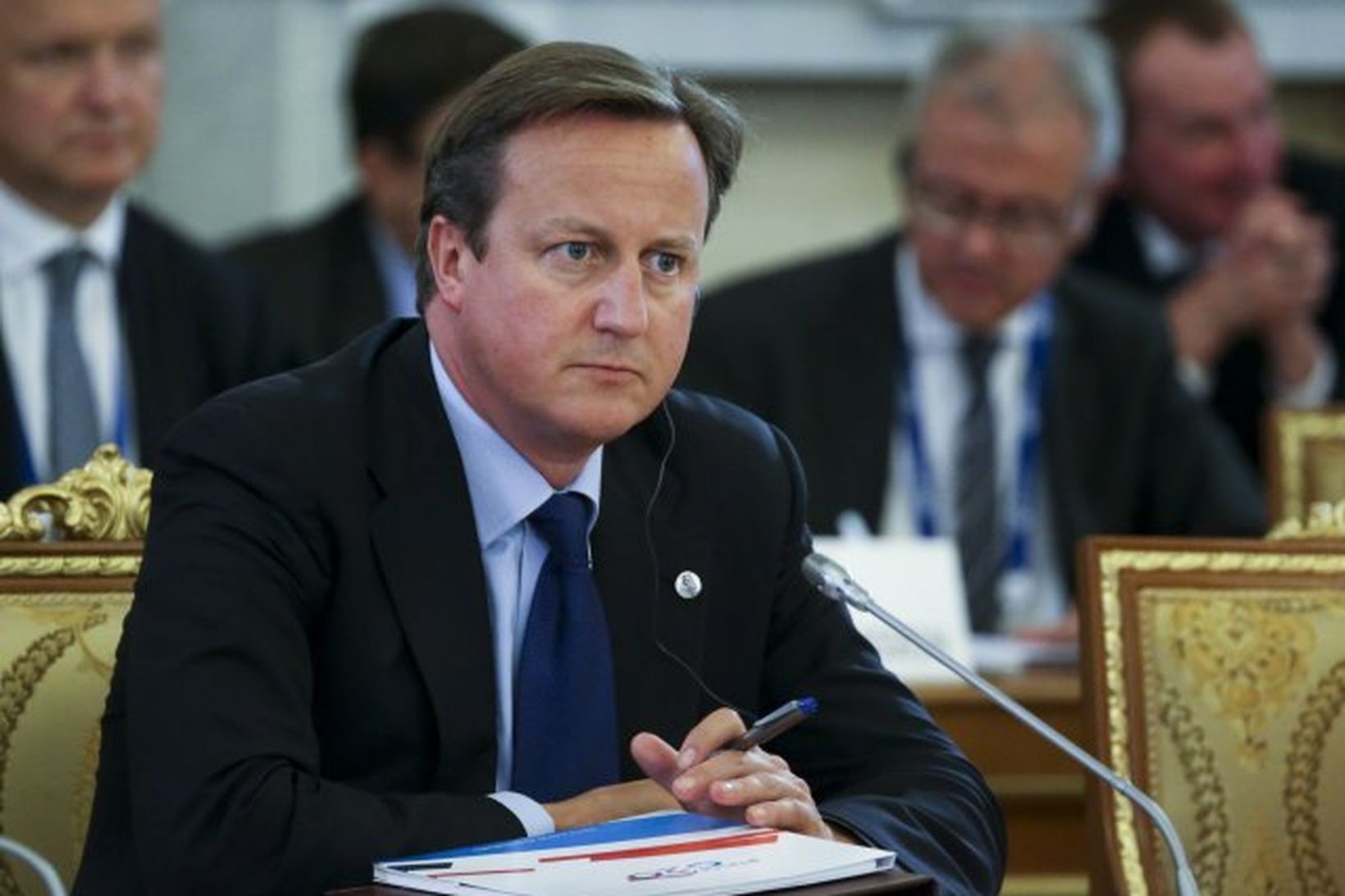 David Cameron, forsætisráðherra Bretlands, er mættur á fund G20 ríkja …
