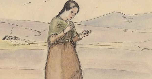 Teikning þessi eftir Mugg er meðal þess sem fjallað er um í bókinni.