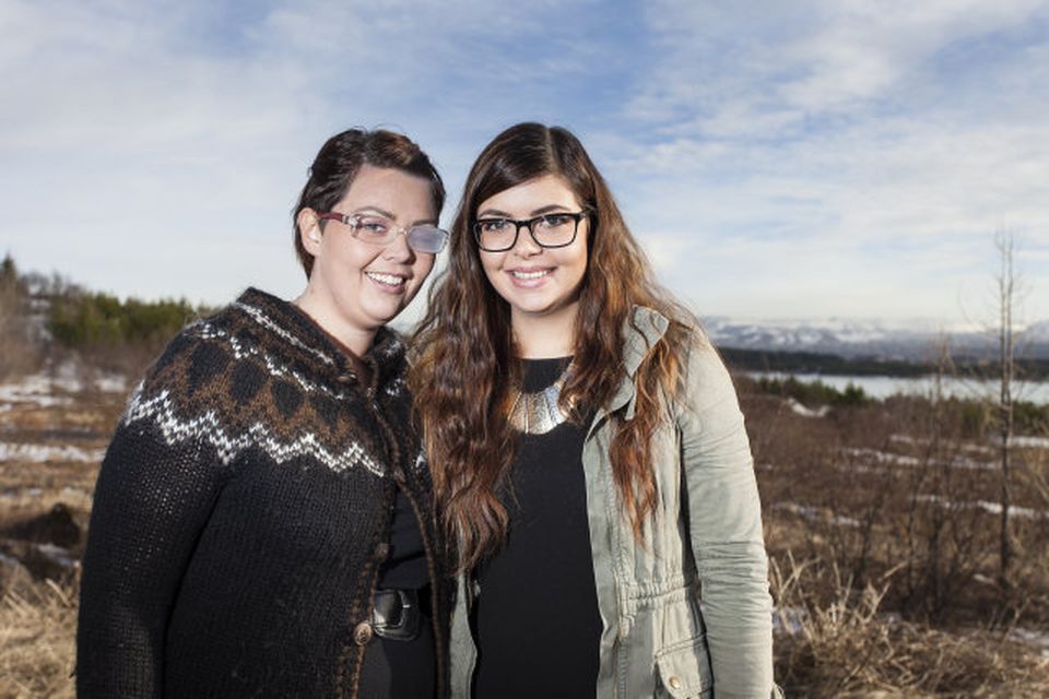 María Ósk Kjartansdóttir og Tinna Björk Kristinsdóttir.