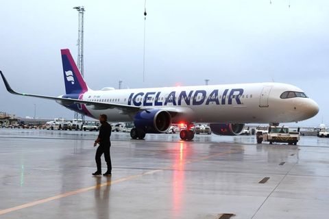 Fimm flugum Icelandair hefur verið aflýst í dag.