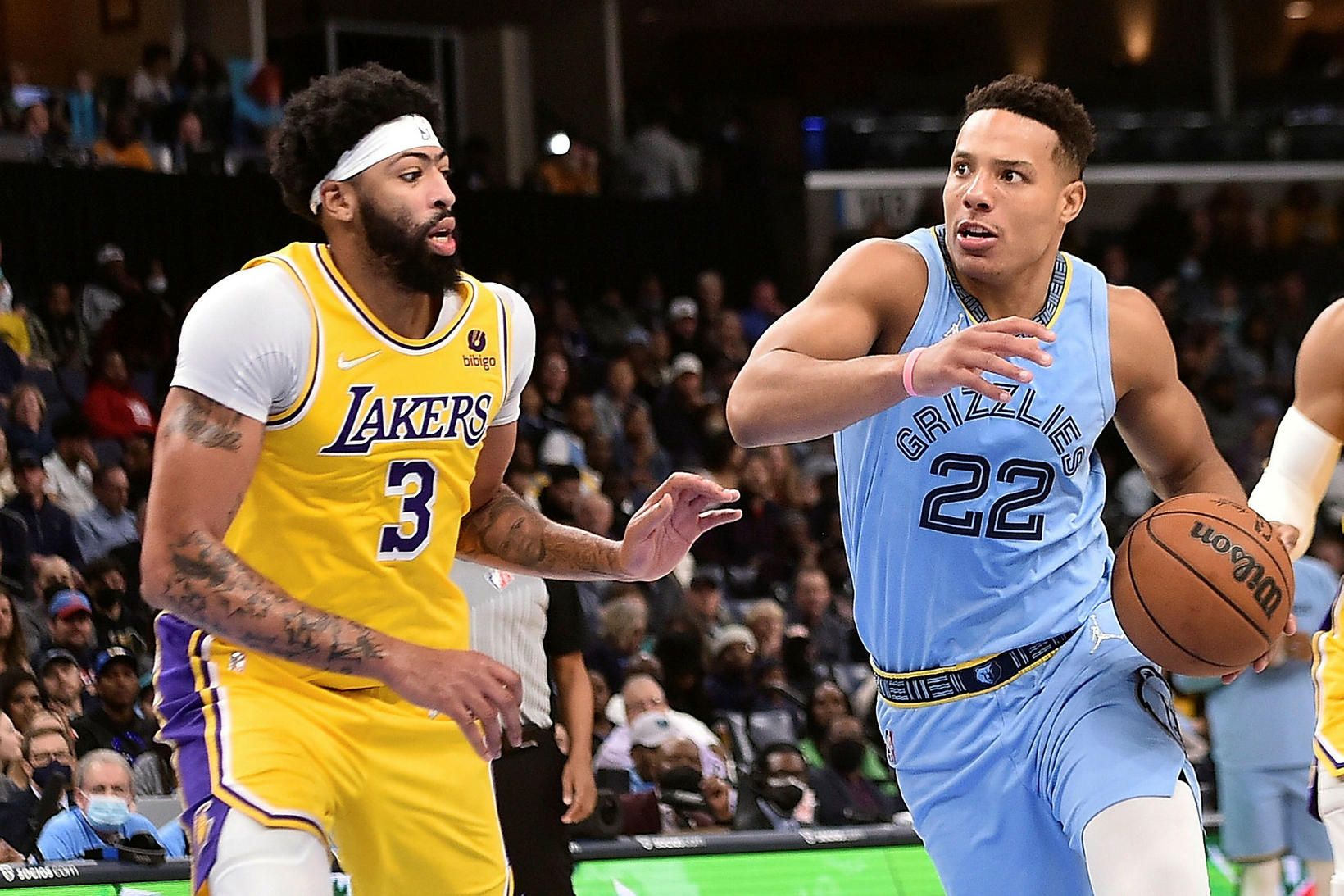 Desmond Bane var stigahæstur hjá Memphis Grizzlies í nótt og …