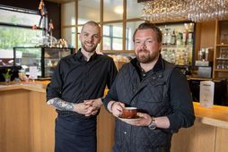 Bræðurnir Jakob E. Jakobsson og Benjamín Bent Árnason, alla jafna kallaður Benni, eru ánægðir að …