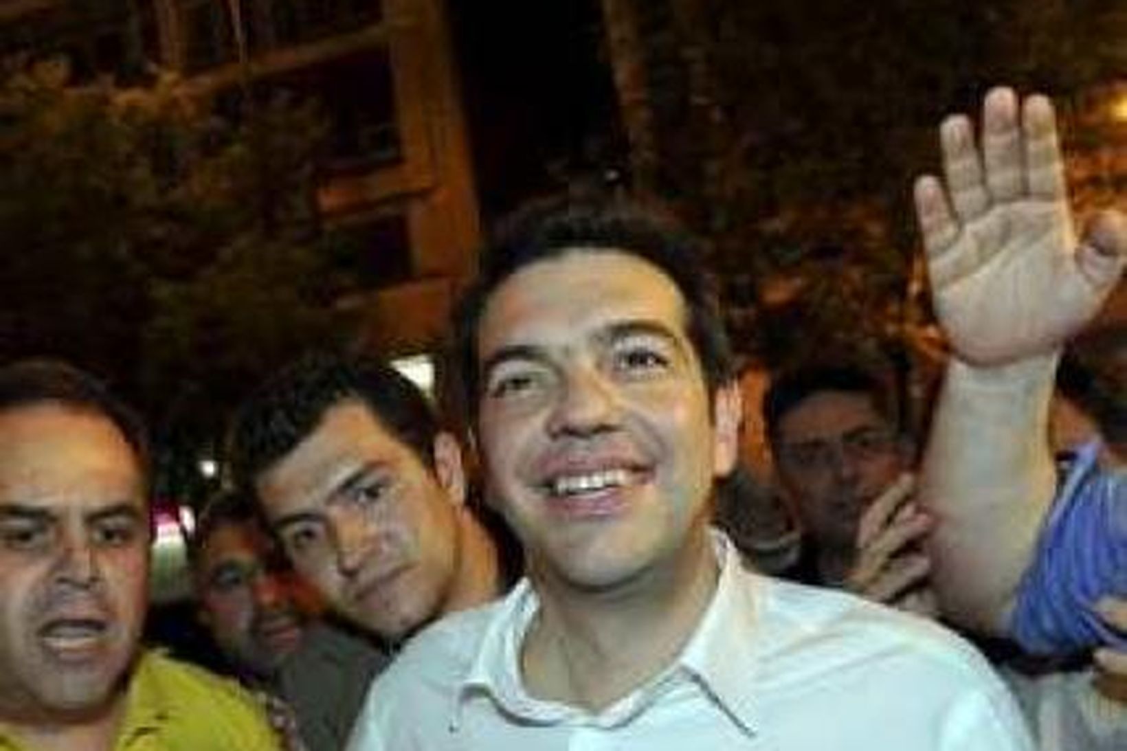 Alexis Tsipras, leiðtogi vinstri flokksins Syriza í Grikklandi.