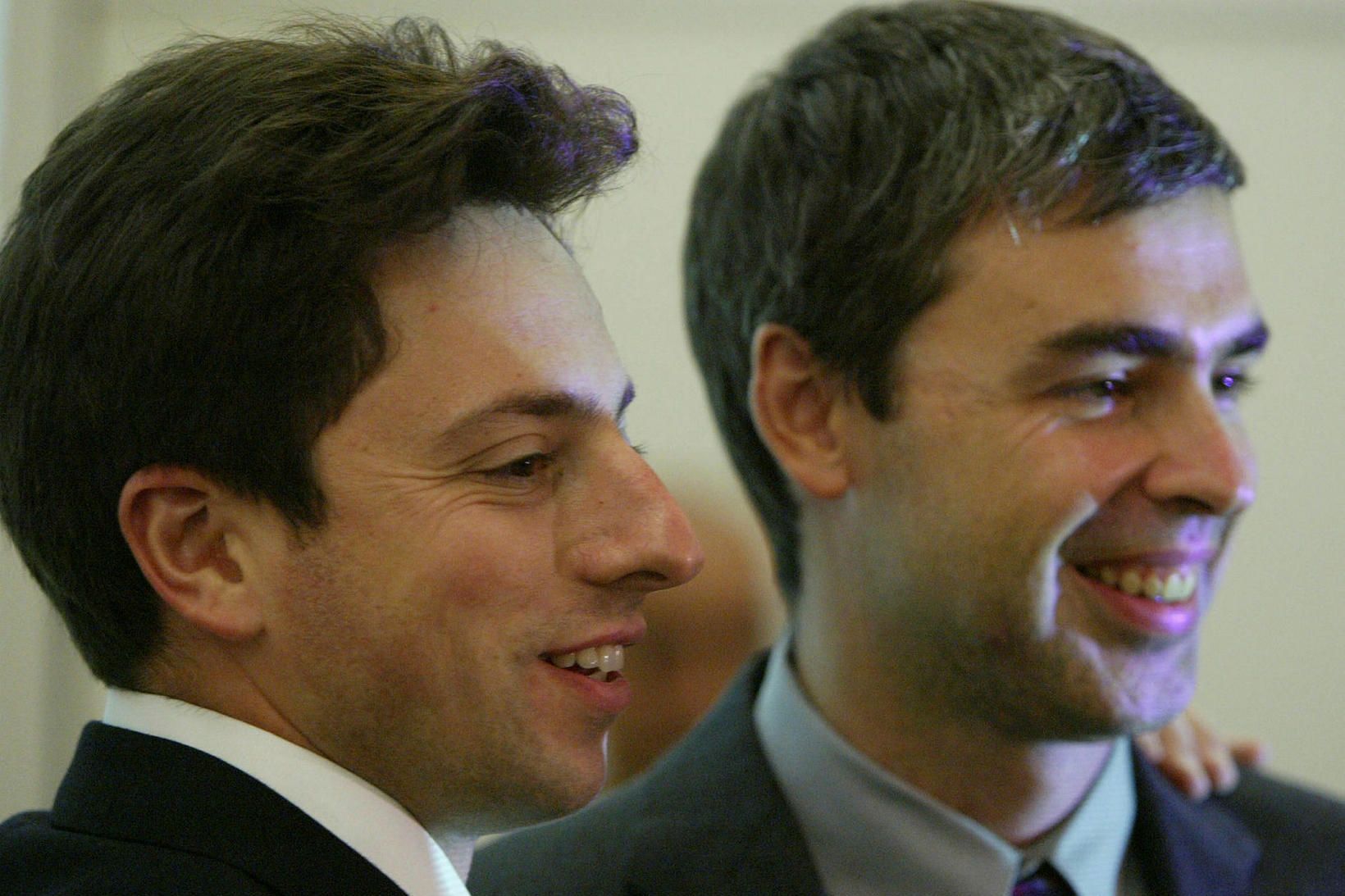 Sergey Brin og Larry Page.