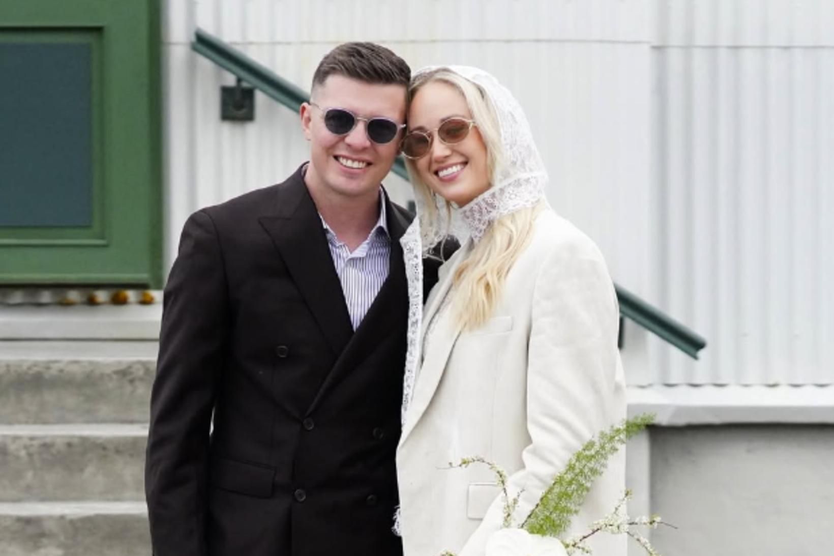 Hugrún og Leifur Andri gift og halda veislu síðar
