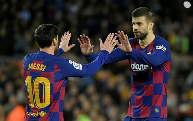 Lionel Messi og Gerard Pique spiluðu saman í þrettán ár með aðalliði Barcelona.