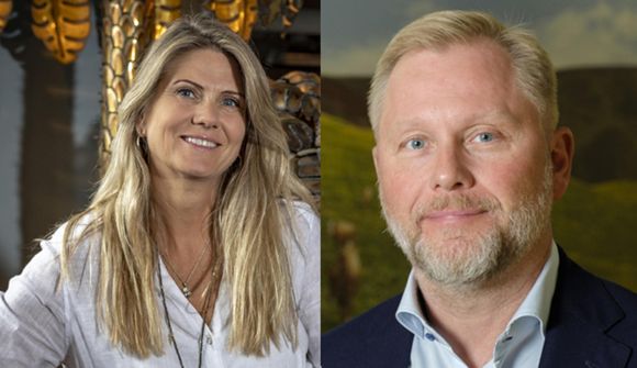 Margrét og Ari Edwald saman á sveitahóteli 