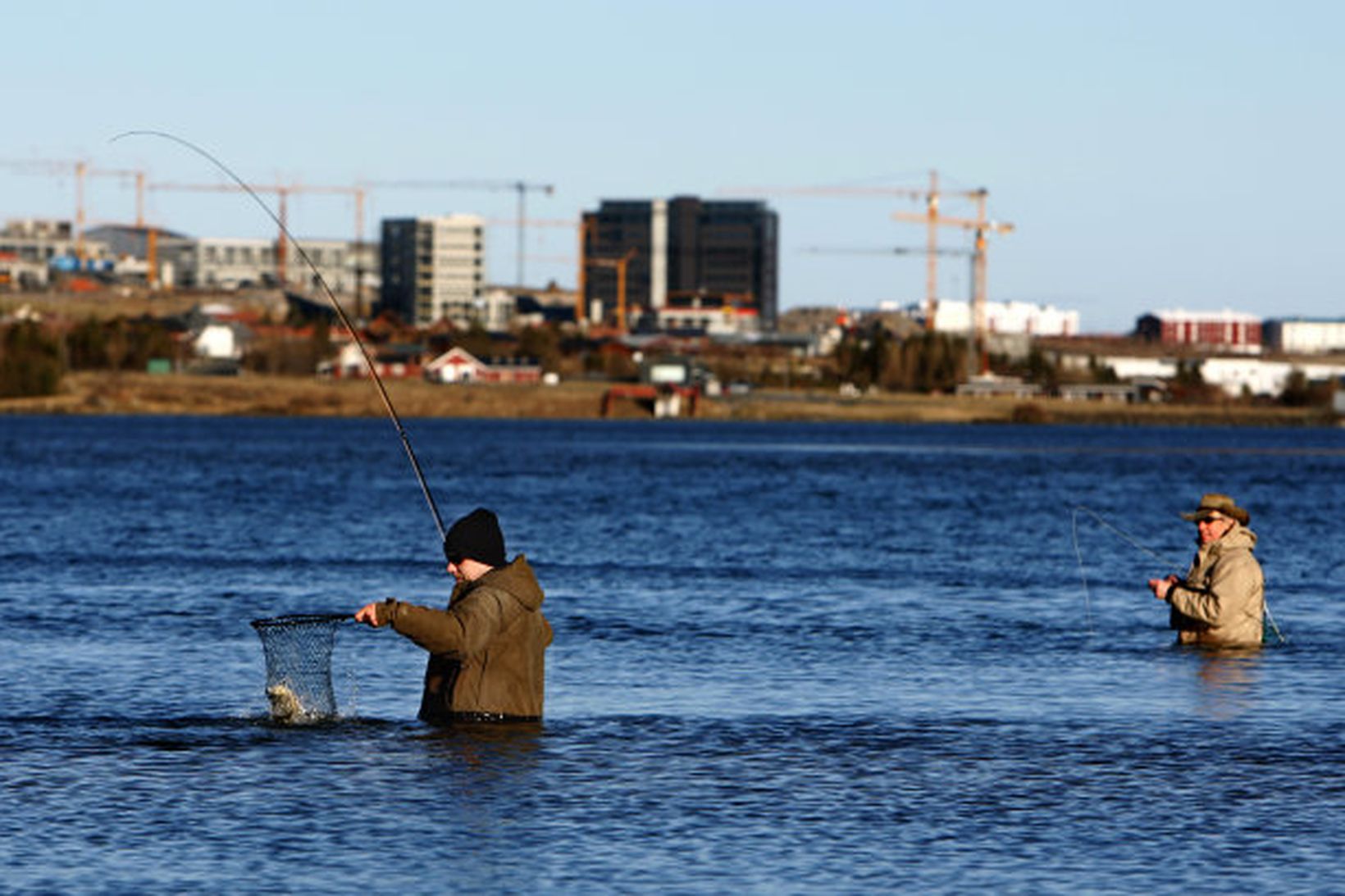 Vatnalagafrumvarp var rætt lengi í Alþingi í dag.