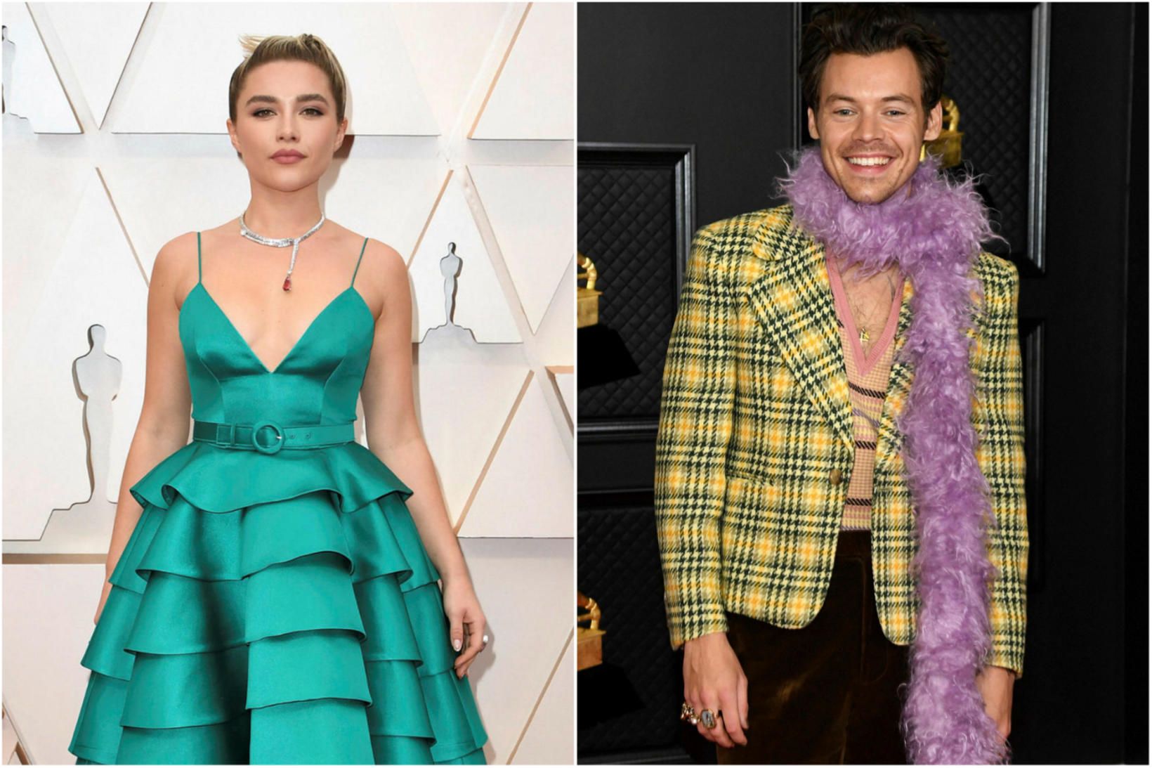 Florence Pugh og Harry Styles fara með aðalhlutverk kvikmyndarinnar Don't …