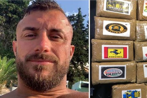 Vanja Mijic hefur meðal annars staðið að miklum fíkniefnainnflutningi til Svíþjóðar, en hægra megin á …