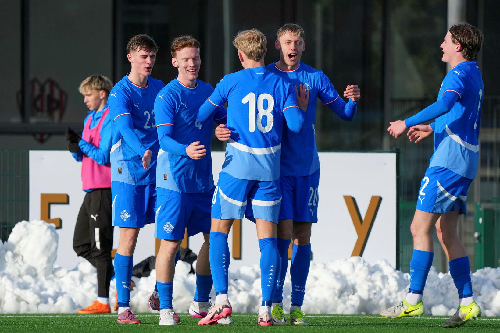 Frakkland U21 - Ísland U21, staðan er 1:1