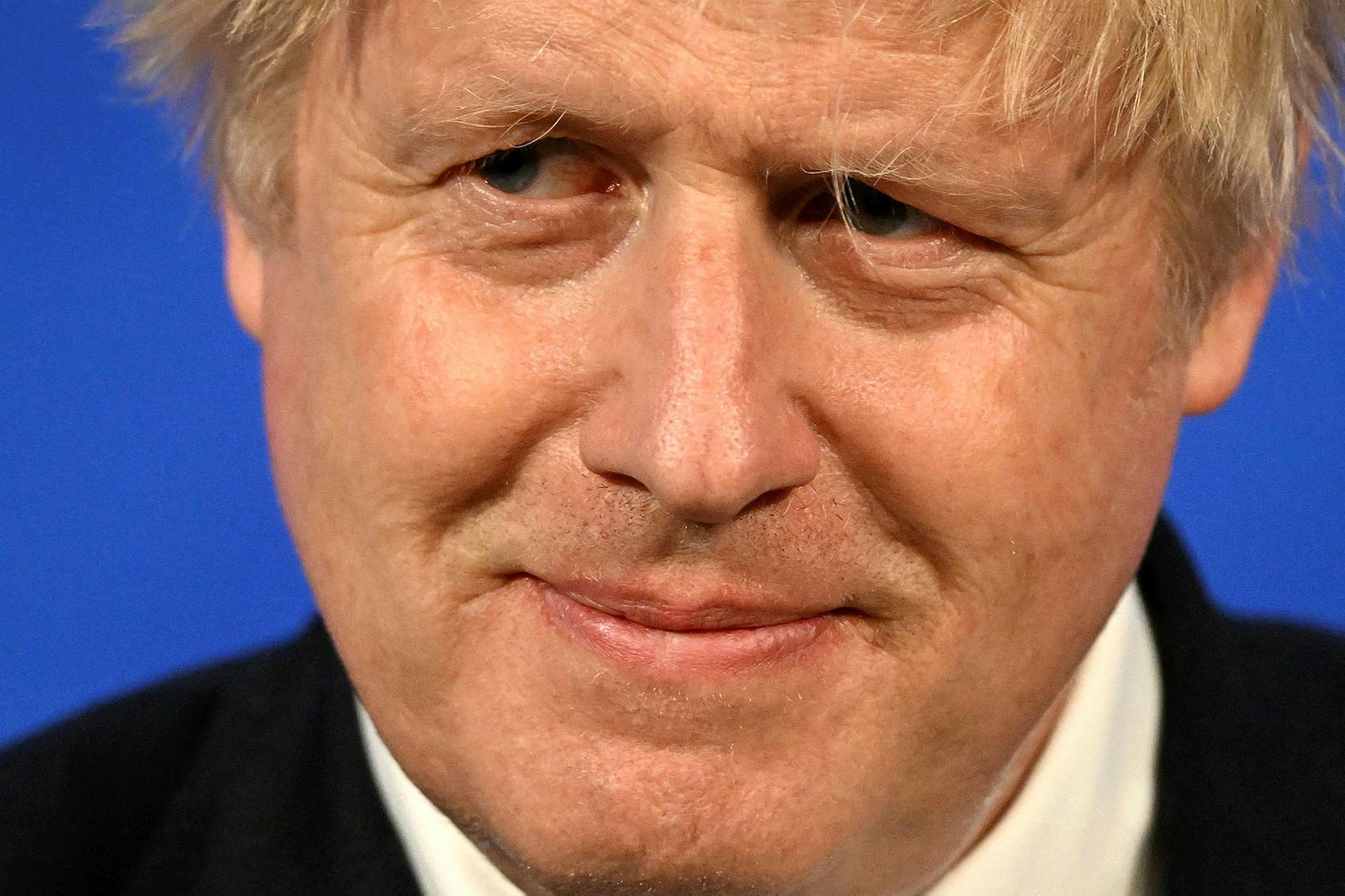 Bor­is John­son, fyrr­ver­andi for­sæt­is­ráðherra Bret­lands.