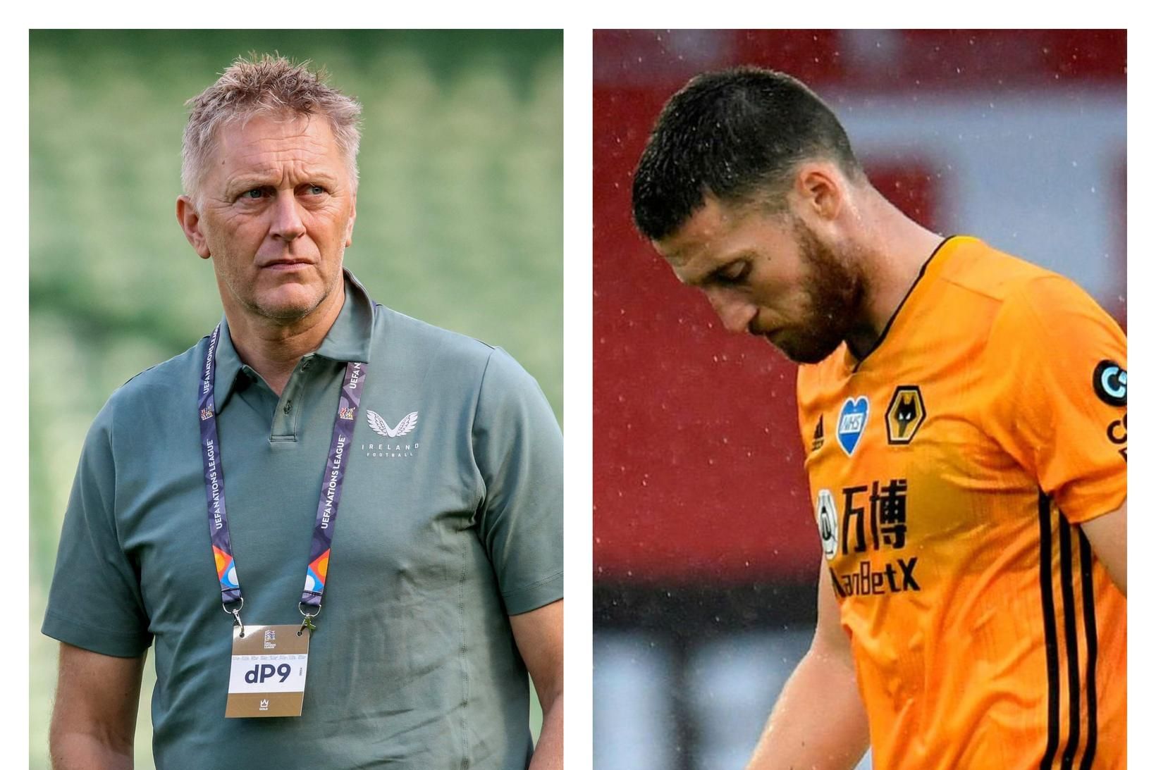 Heimir Hallgrímsson og Matt Doherty.