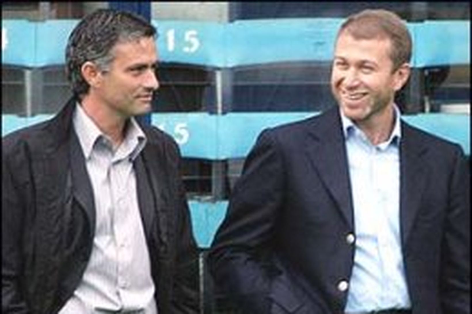 Óvinir. Jose Mourinho fyrrum knattspyrnustjóri Chelsea og eigandi félagsins, Roman …