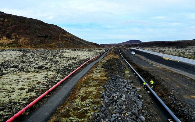 Mynd úr safni af ljósleiðara.