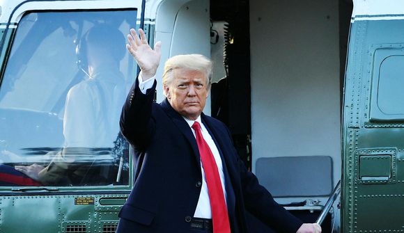 Trump hefur yfirgefið Hvíta húsið