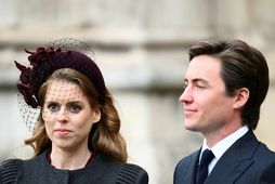 Beatrice prinsessa og eiginmaður hennar Edoardo Mapelli Mozzi.