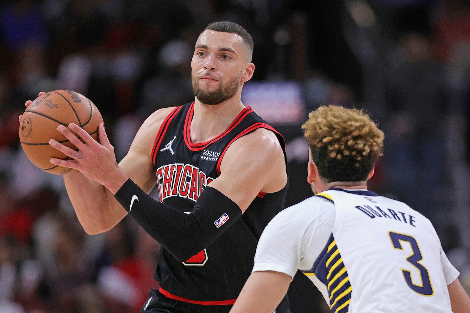 Zach LaVine lék vel í nótt.