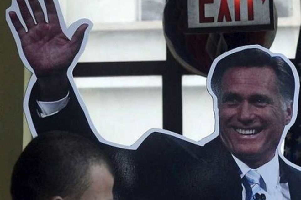 Mitt Romney úr pappa.