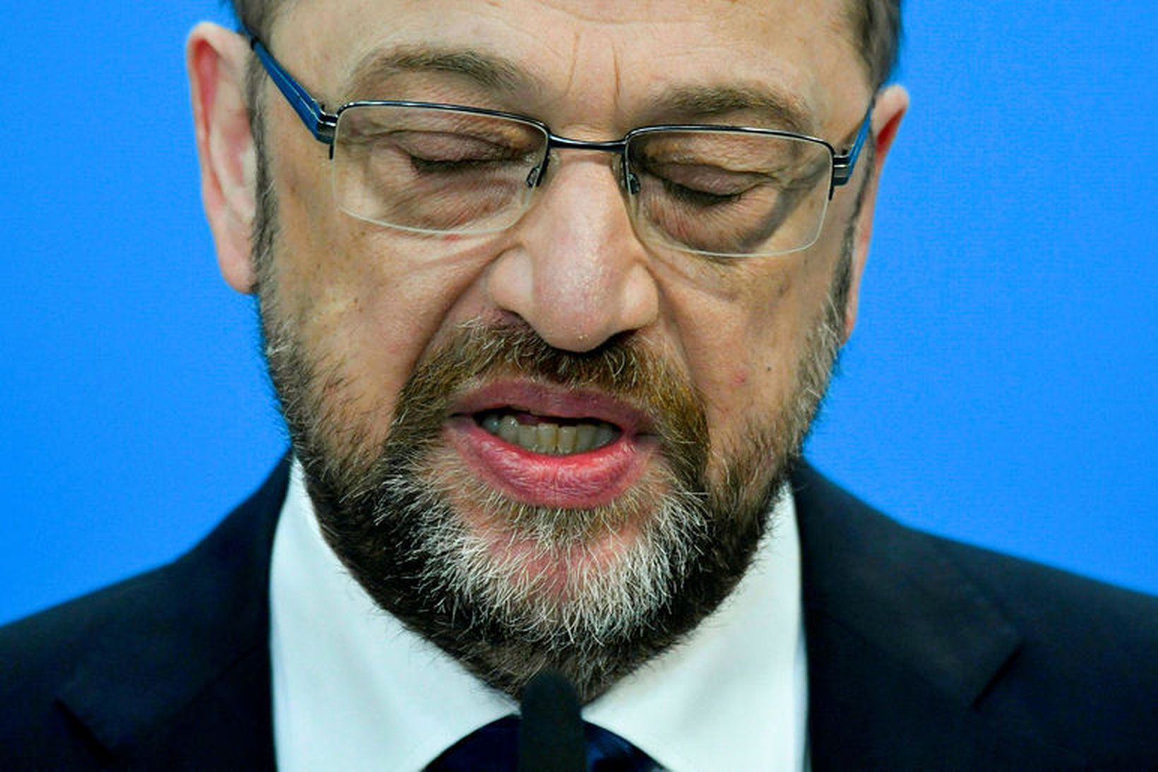 Schulz tilkynnti það í dag að hann myndi ekki taka …