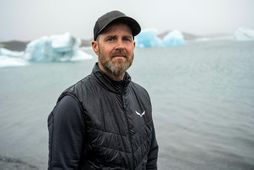 Óskar Arason, eigandi Iceguide, sem býður upp á kajakferðir í Jökulsárlóni og Heinabergslóni.