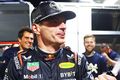 Kæti Max Verstappen kampakátur eftir að hann tryggði sér titilinn.