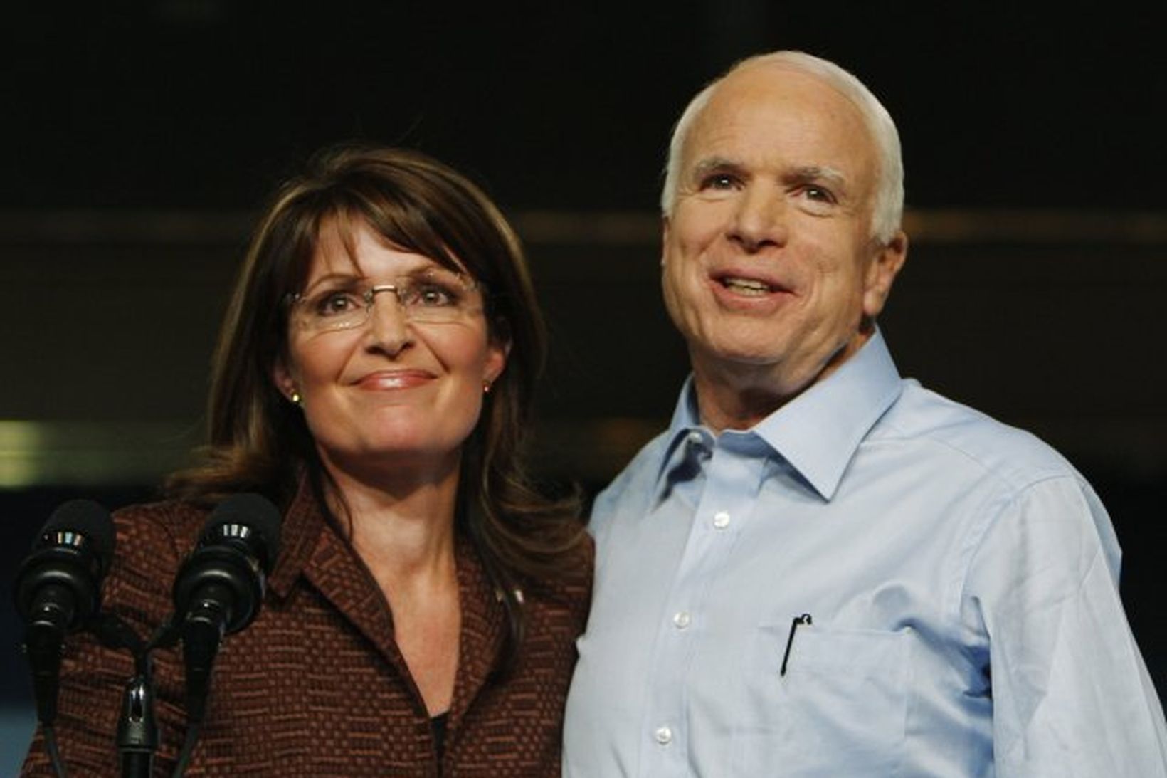 John McCain og Sarah Palin,