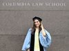 Guðrún Gígja Sigurðardóttir had every reason to smile at her graduation in the U.S., as her academic performance was outstanding.