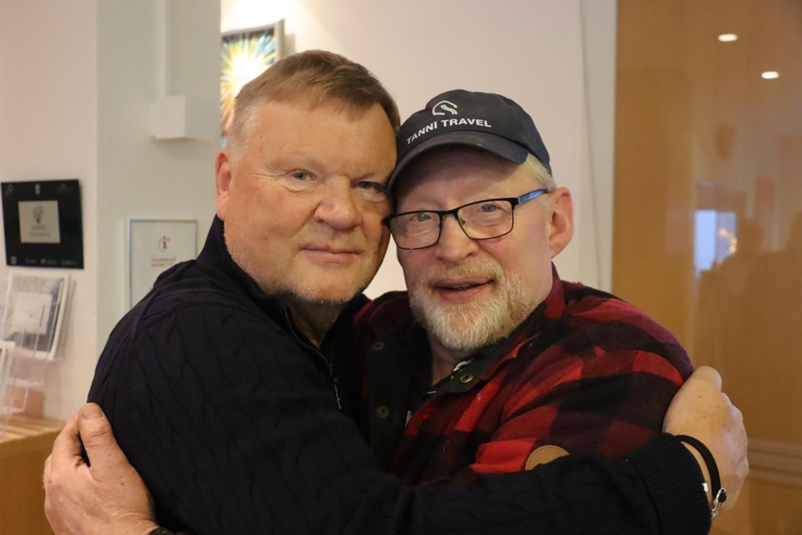 Þorsteinn og Sævar sögðu það hafa verið mikla gleðistund þegar .